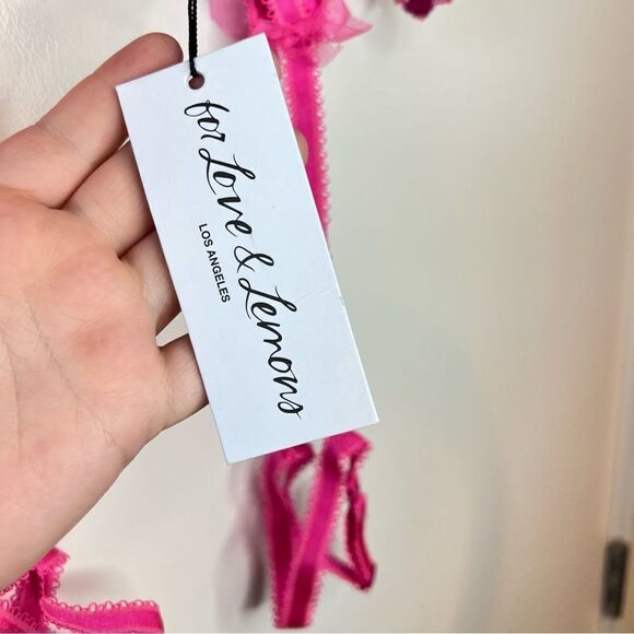 NWT For Love & Lemons Ophelie Garter Belt XXS - Picture 8 of 10